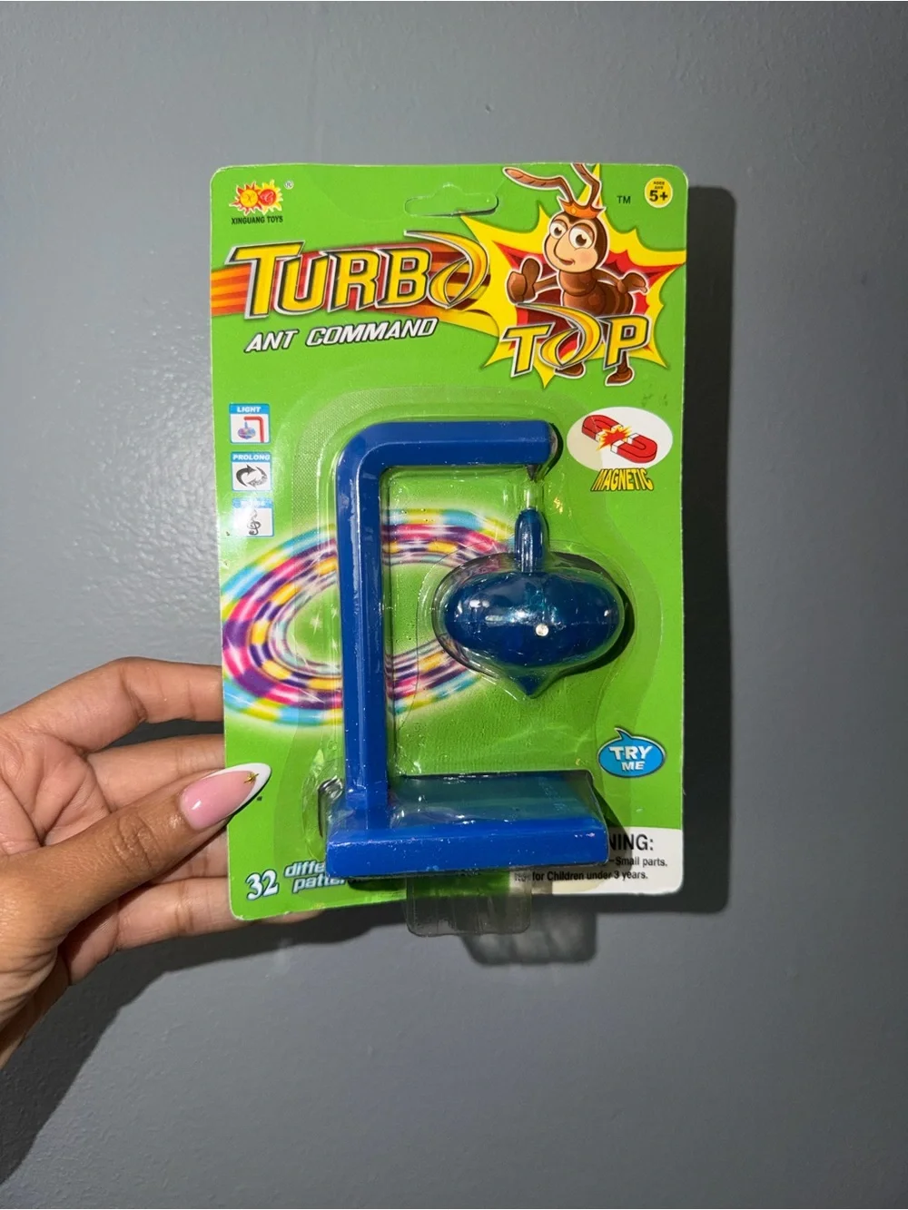Ant Command Magnetic Spinning Top- Choose 1